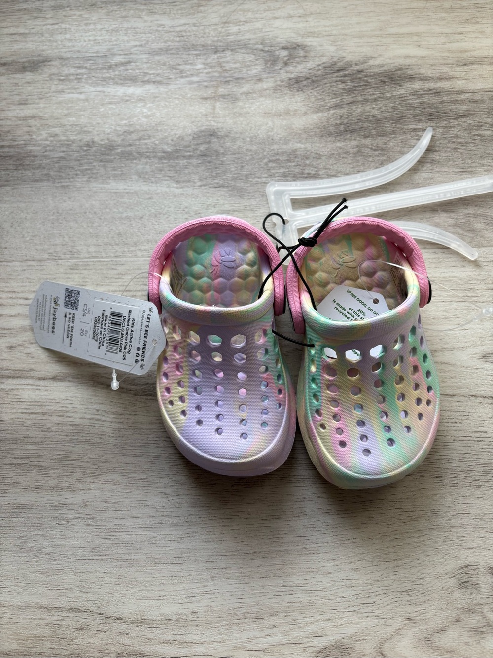 Kids Tie-Dye Clog Sandals - Pink/Multicolor